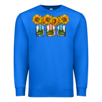 True Royal american sunflower mason jar Premium Sweatshirt - HRA Design Shop