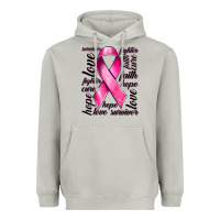 Moon Dust Breast Cancer Ribbon Hope Love Faith Heavyweight Hoodie - texasbilliewilder