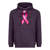Plum Breast Cancer Ribbon Hope Love Faith Heavyweight Hoodie - texasbilliewilder