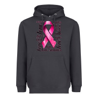 Smoke Breast Cancer Ribbon Hope Love Faith Heavyweight Hoodie - texasbilliewilder
