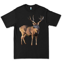 Black Mule Buck Deer Premium Tee - LillyAllenDesigns