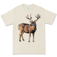 Bone Mule Buck Deer Premium Tee - LillyAllenDesigns