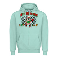 Seafoam out here lookin like a snack Zipper Hoodie - Zillion Design Studio