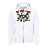 White out here lookin like a snack Zipper Hoodie - Zillion Design Studio