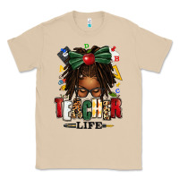 Mushroom teacher life afro locs messy bun Classic Tee - texasbilliewilder