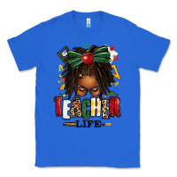 True Royal teacher life afro locs messy bun Classic Tee - texasbilliewilder