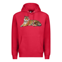 Cardinal Tiger Premium Hoodie - LillyAllenDesigns