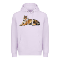 Lilac Tiger Premium Hoodie - LillyAllenDesigns