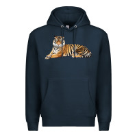 Navy Tiger Premium Hoodie - LillyAllenDesigns