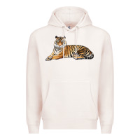 Pale Pink Tiger Premium Hoodie - LillyAllenDesigns