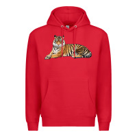 Red Tiger Premium Hoodie - LillyAllenDesigns