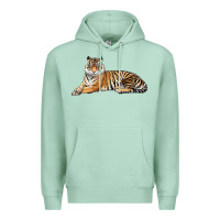 Seafoam Tiger Premium Hoodie - LillyAllenDesigns