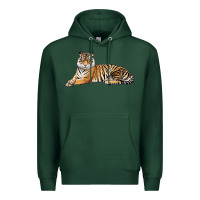 Sports Green Tiger Premium Hoodie - LillyAllenDesigns
