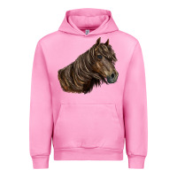 Fuchsia Pink missouri horse Urban Hoodie - LillyAllenDesigns