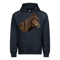 Navy missouri horse Urban Hoodie - LillyAllenDesigns