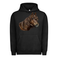 Pigment Black missouri horse Urban Hoodie - LillyAllenDesigns