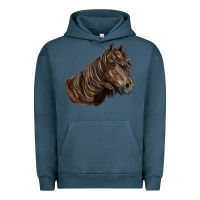 Pigment Midnight Navy missouri horse Urban Hoodie - LillyAllenDesigns