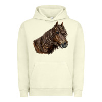 Pigment Pistachio missouri horse Urban Hoodie - LillyAllenDesigns