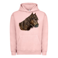 Pigment Salmon missouri horse Urban Hoodie - LillyAllenDesigns