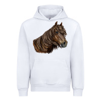 White missouri horse Urban Hoodie - LillyAllenDesigns