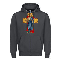 Smoke jesus christ cross Zipper Hoodie - texasbilliewilder