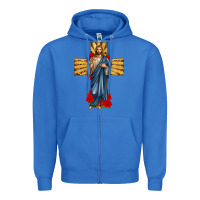 True Royal jesus christ cross Zipper Hoodie - texasbilliewilder