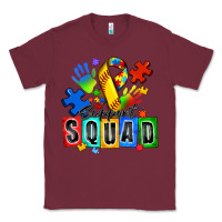 Burgundy softball support squad autism Classic Tee - Zillion Design Studio