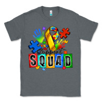 Charcoal Heather softball support squad autism Classic Tee - Zillion Design Studio