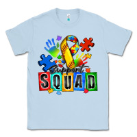 Dusty Blue softball support squad autism Classic Tee - Zillion Design Studio