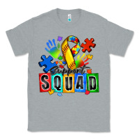 Heather Grey softball support squad autism Classic Tee - Zillion Design Studio