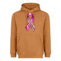 Meerkat Breast Cancer Ribbon Baseball Heavyweight Hoodie - texasbilliewilder