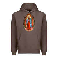 Coffee our lady of guadalupe leopard and roses Premium Hoodie - BarkalooDesign