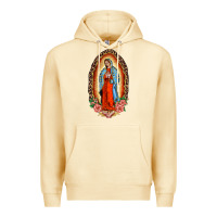 Pina Colada our lady of guadalupe leopard and roses Premium Hoodie - BarkalooDesign