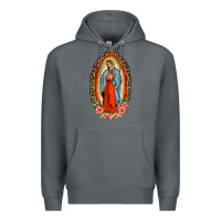 Rock our lady of guadalupe leopard and roses Premium Hoodie - BarkalooDesign