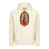 Tofu our lady of guadalupe leopard and roses Premium Hoodie - BarkalooDesign