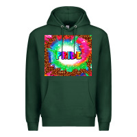 Sports Green pride Premium Hoodie - AdoDesignShop