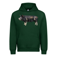 Forest Green berkshire pig Urban Hoodie - LillyAllenDesigns