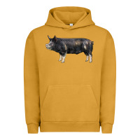 Pigment Peanut Butter berkshire pig Urban Hoodie - LillyAllenDesigns