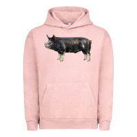 Pigment Salmon berkshire pig Urban Hoodie - LillyAllenDesigns