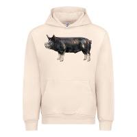 Sandshell berkshire pig Urban Hoodie - LillyAllenDesigns