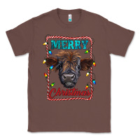 Chestnut Merry Christmas Calf Classic Tee - RanaPortraitStore