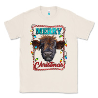 Natural Merry Christmas Calf Classic Tee - RanaPortraitStore