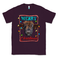 Plum Merry Christmas Calf Classic Tee - RanaPortraitStore