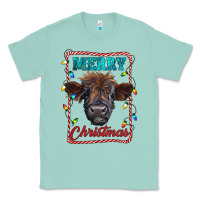 Seafoam Merry Christmas Calf Classic Tee - RanaPortraitStore