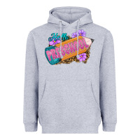 Heather Grey hello preschool Heavyweight Hoodie - RanaPortraitStore
