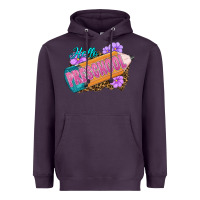 Plum hello preschool Heavyweight Hoodie - RanaPortraitStore