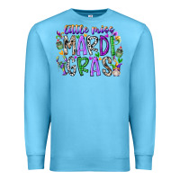 Ocean Blue little miss mardi gras Premium Sweatshirt - RacoonDesign