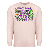 Pale Pink little miss mardi gras Premium Sweatshirt - RacoonDesign
