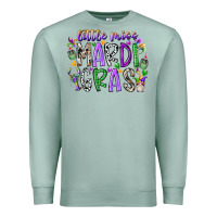 Seafoam little miss mardi gras Premium Sweatshirt - RacoonDesign