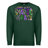 Sports Green little miss mardi gras Premium Sweatshirt - RacoonDesign